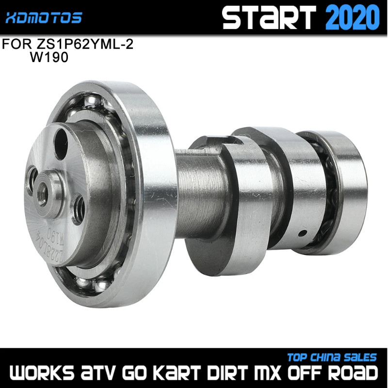 Motorcycle Engine Cam Shaft Camshaft For 62mm Bore ZongShen ZS 190cc Z190 W190 1P62YML-2 Engine Dir