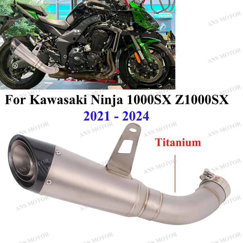 Slip On For Kawasaki Ninja 1000SX Z1000SX 2021-2025 Motocycle Exhaust Muffler Escape System 1000SX