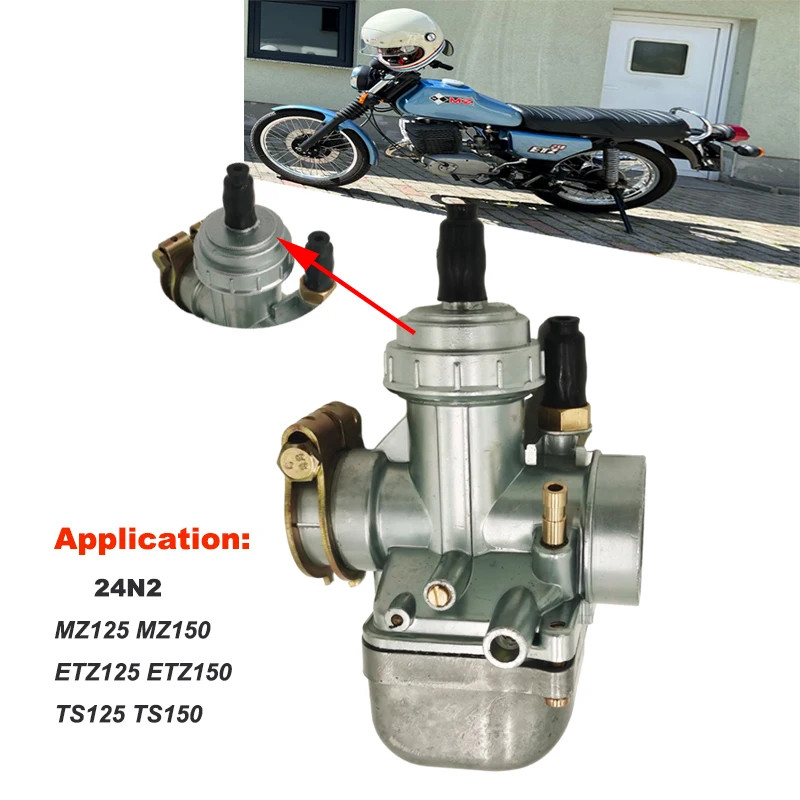 24N2 Carburetor For MZ125 MZ150 ETZ125 ETZ150 TS125 TS150 Vergaser MZ TS ETZ 125 150 Carburador 28-