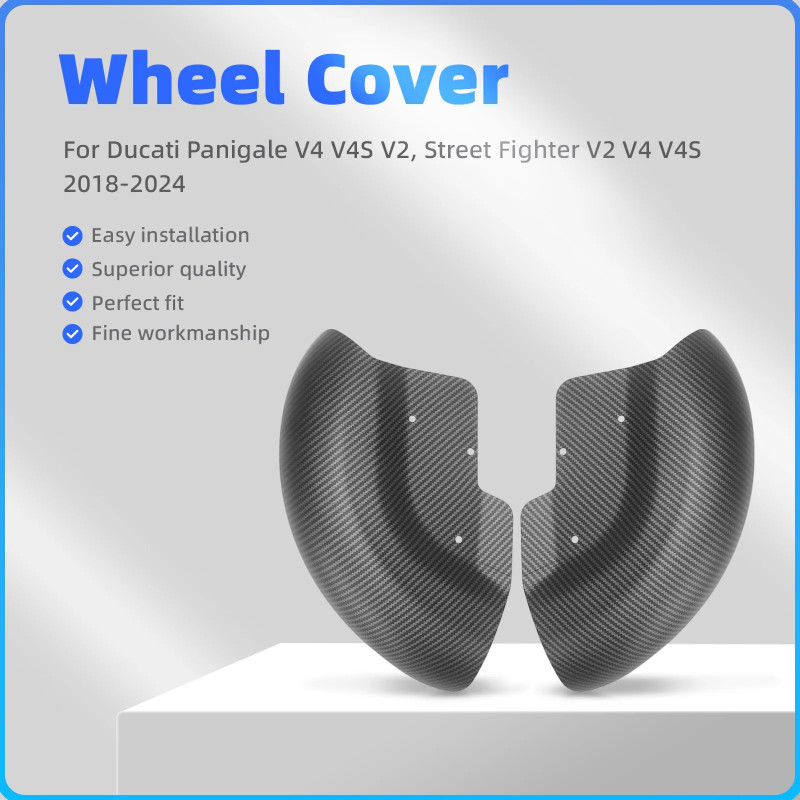 For Ducati Panigale V4 2018-2024 Streetfighter Fighter V2 V4 V4S V4R Motorcycle hubcaps Tyre Side P