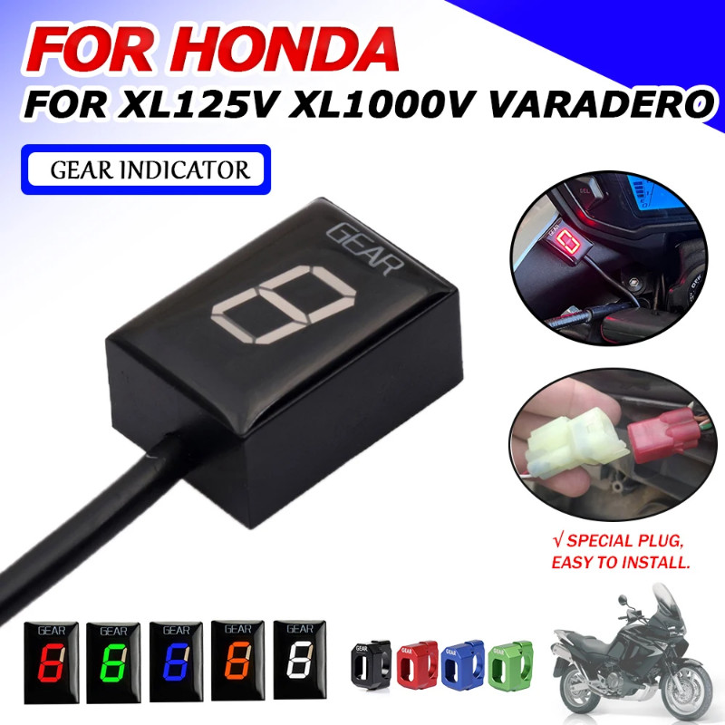For Honda XL125V Varadero 1000 XL1000V XL 125 V XL125 XL1000 V Motorcycle Accessories Gear Indicato