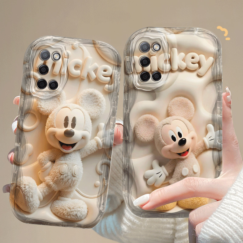 ปลอกสําหรับOPPO A92 A72 2020 น่ารักน่ารักMickeyการ์ตูน 2DซิลิโคนTPUกันกระแทกโทรศัพท์มือถือเคสโทรศัพท