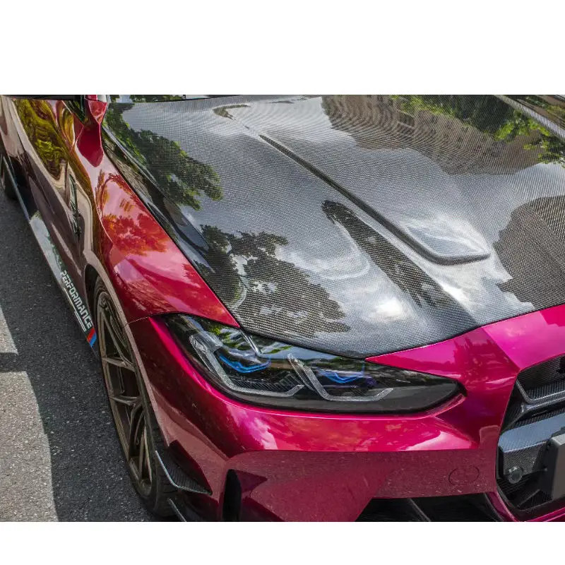 M3 M4 G80 G82 Carbon Fiber Fibre Front Vents Engine Bonnet Hood For BMW M3 M4 G80 G82 2021-2023,100