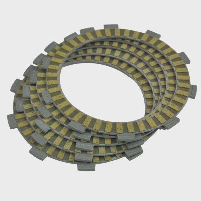 LOPOR 5Pcs ATV Fibrous Clutch Discs Plates For Honda MTX125 XR200R XL250R XR200R XR250R Kawasaki KL