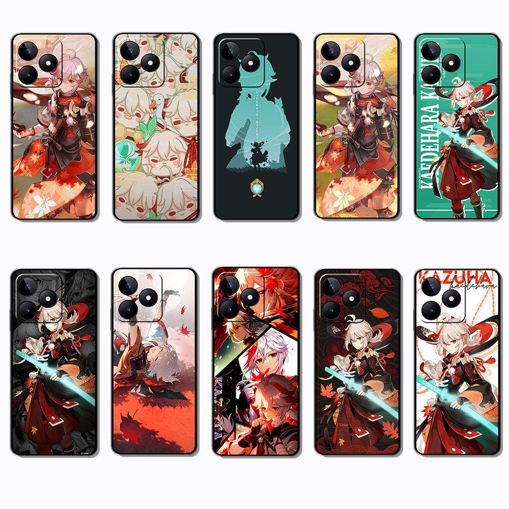 สําหรับRealme C85 C75X C75 C71 Kaedehara Kazuha Anti Fallingโทรศัพท์มือถือกรณี