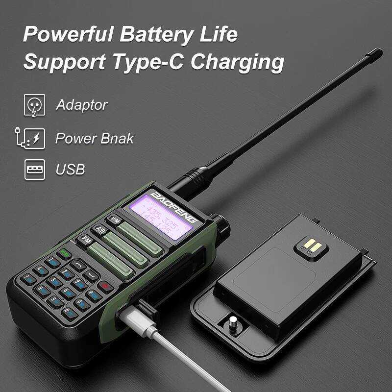 ▥ วิทยุสื่อสาร  Uv-16บวกเครื่องส่งรับวิทยุระยะทางไกล10กม. กันน้ำได้สองทาง Radio10w สาย V