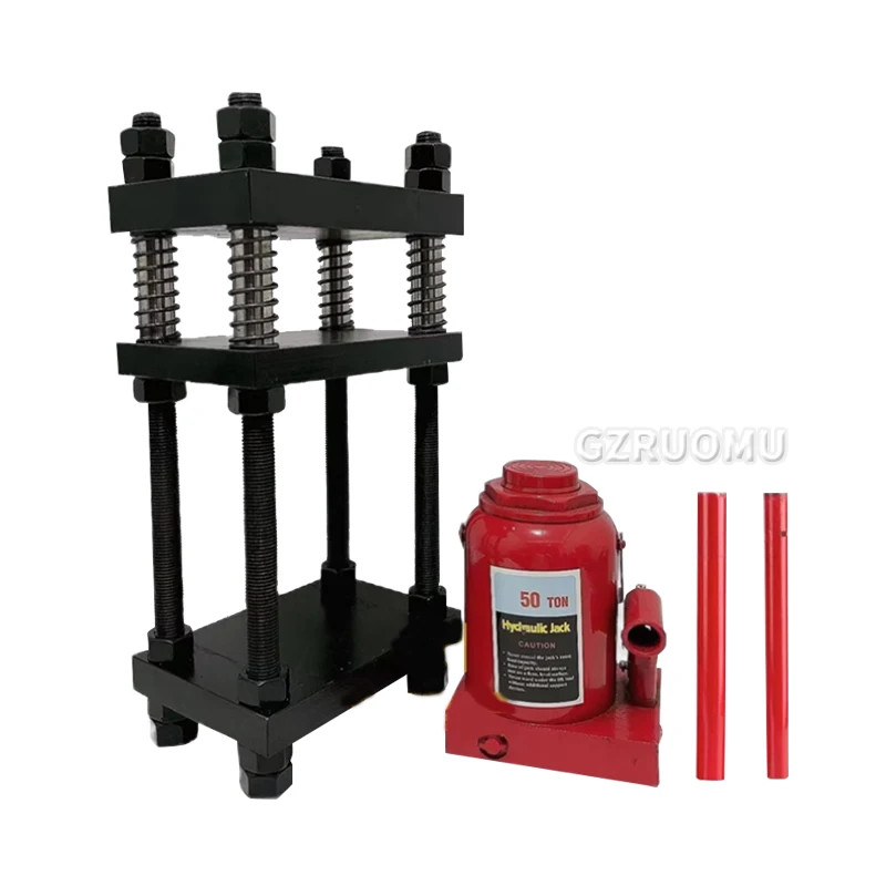 50 Tons Hydraulic Press Jack Four-column Small Press Gold and Silver Jewelry Mold Sample Making Exp