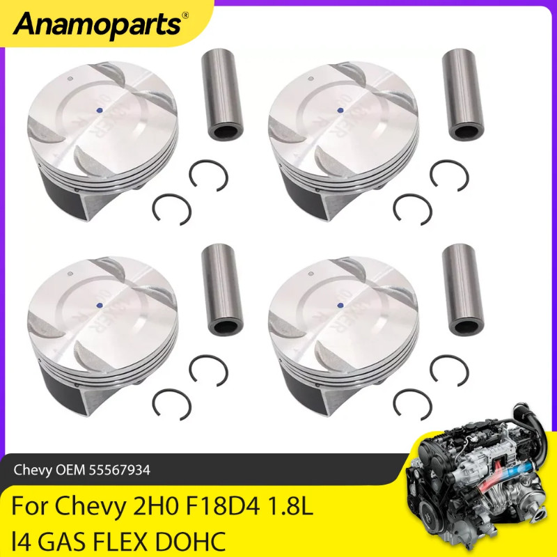 Engine Parts Piston Rings Set Fit 1.8 L 2H0 F18D4 For 11-18  Buick Chevrolet Sonic Cruze Astra Trax
