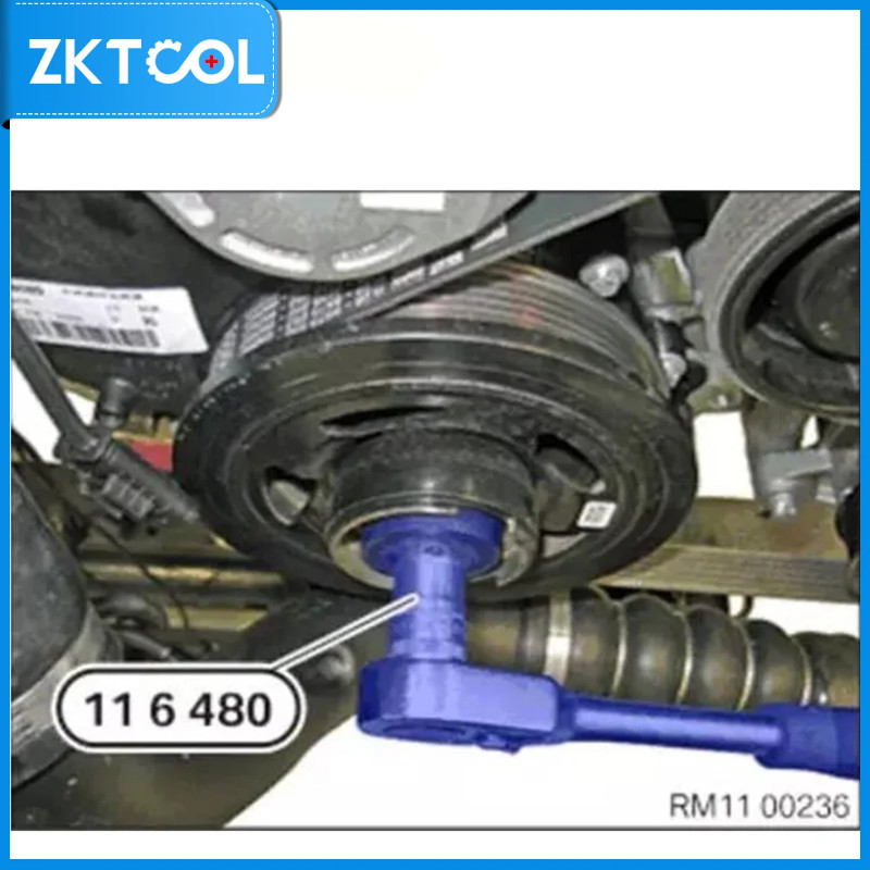 Crankshaft rotation tool camshaft timing tool suitable for BMW MINI B38 B48 B58 engine crankshaft p