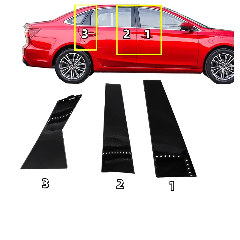For Roewe I6ei6New MG Mg6 Door Pillar Exterior Panel Door Trim Panel Door Frame Trim Panel 1pcs