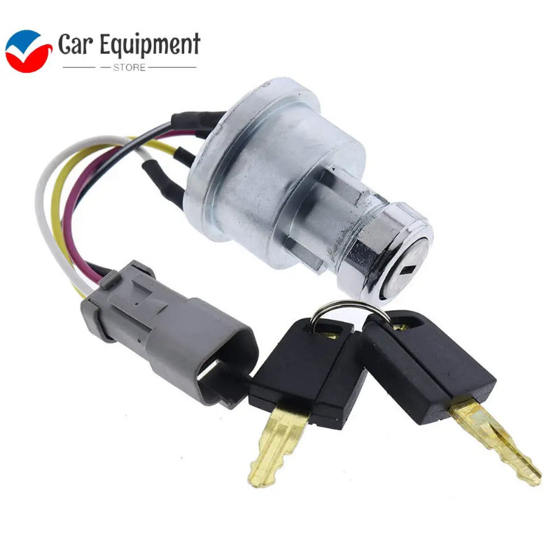 142-8858 Ignition Switch with 2 Keys for Caterpillar 257B Cat D6T 247B D6R D6T 267B 906 246B 242B 2