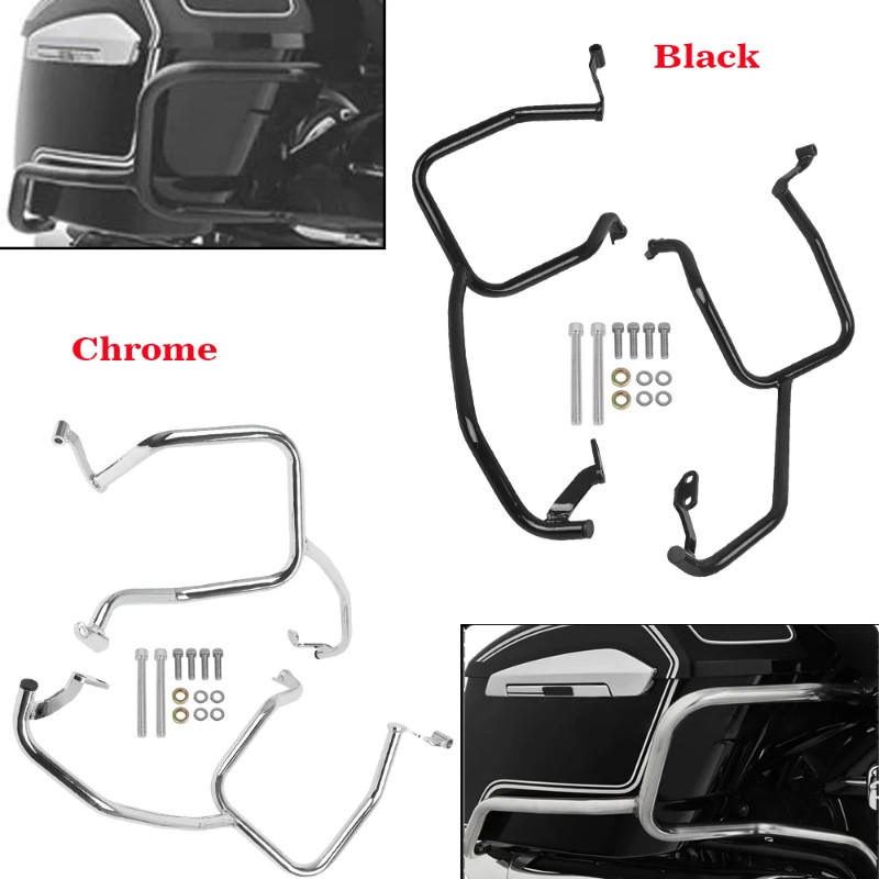 For BMW R18B R18TC R18 Classic TC R18 B R 18 B 2020-2023 Motorcycle Crash Bars Side Box Bumper Engi