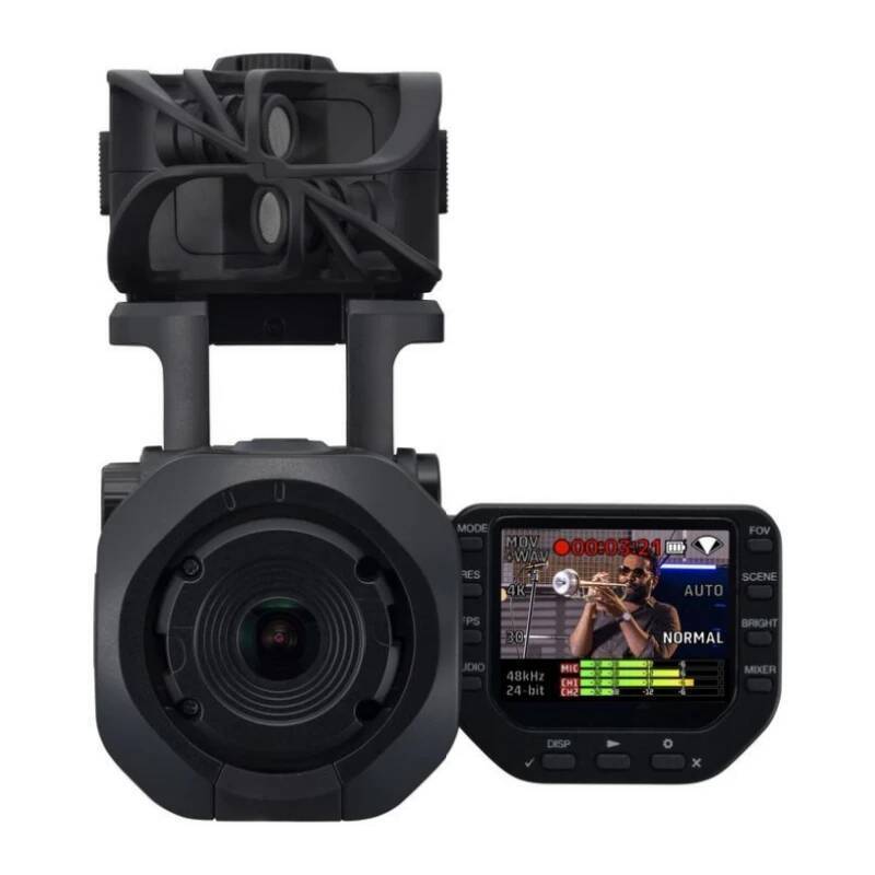 ซูมเครื่องบันทึกเสียงที่มีประโยชน์เสียง Q8n-4K ระดับมืออาชีพสําหรับการการผลิตวิดีโอ,โซลูชันการแสดงสด