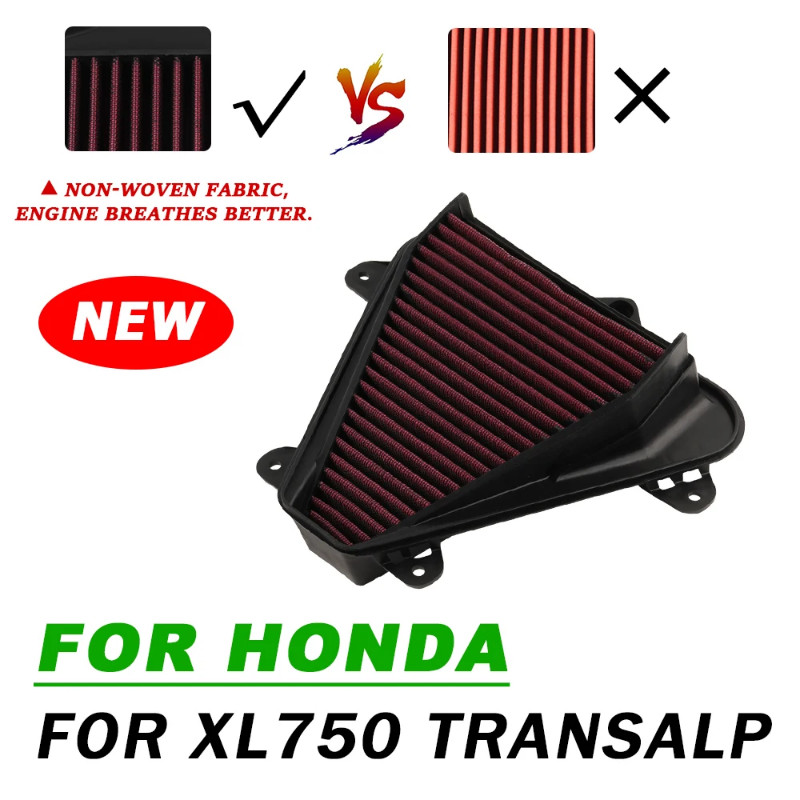 For HONDA XL 750 Air Filter XL750 TRANSALP TRANSALP750 2024  Intake Cleaner Air Element XL750 2024