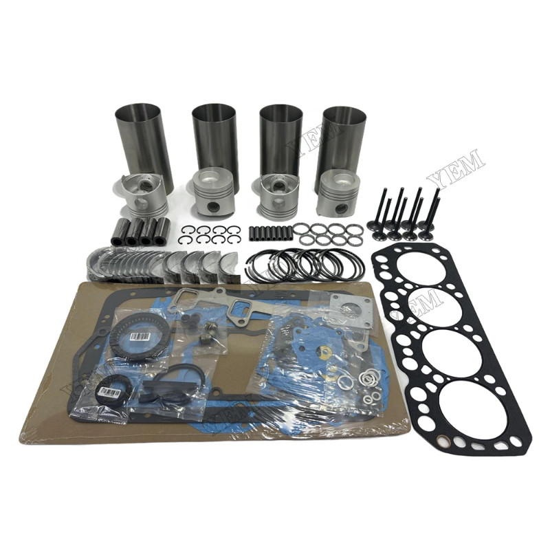 For Mitsubishi Diesel Engine K4N Overhaul Rebuild Kit With Gasket Set Bearing&Valve Train