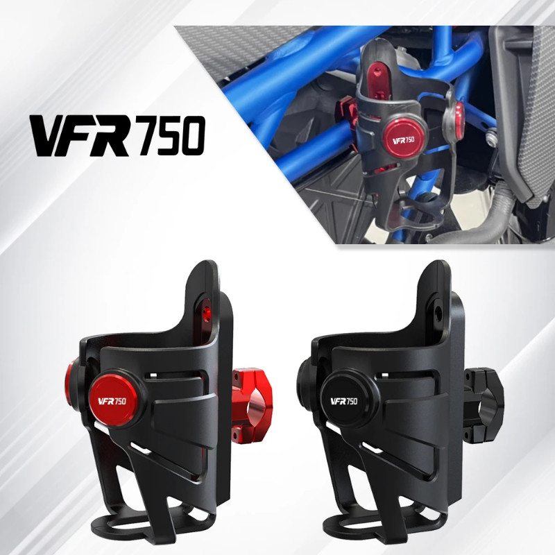 Motorcycle Beverage Water Bottle Cage Drink Cup Holder Stand Mount For Honda VFR750 VFR750F VFR750R