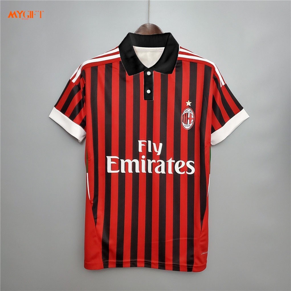#AM 11-12 Home Retro Soccer Jersey ฟุตบอล #IBRAHIMOVIC #INZAGHI