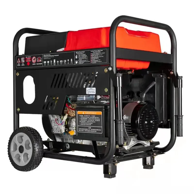 New Electric Diesel Generator 3kw 5kw Single-phase Outdoor 6.5kw 8kw Small Generator 220V 380V