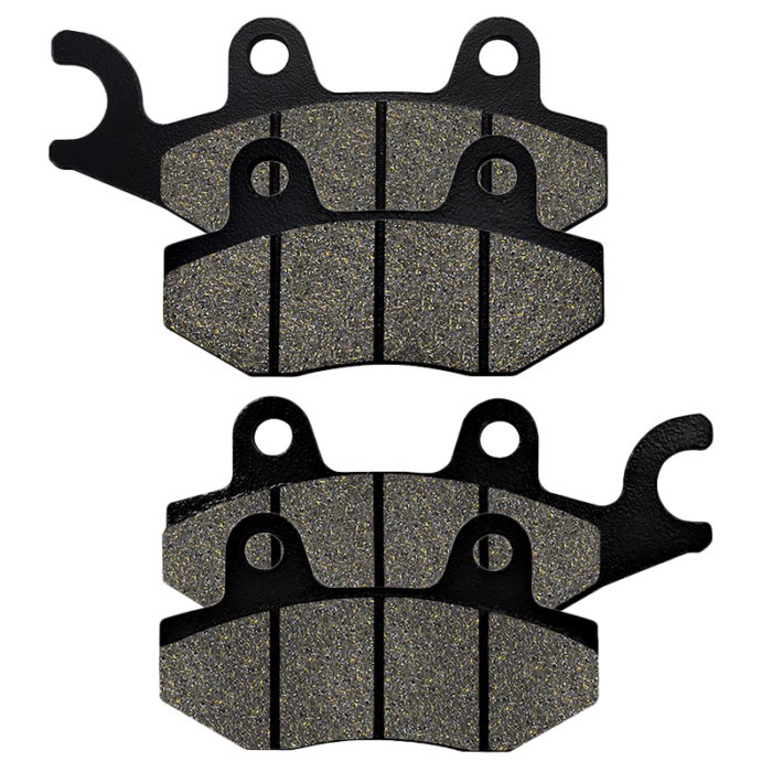 Cyleto Motorcycle Front or Rear Brake Pads for Kawasaki KLR650 KL650 KL650E 2008-2016 KLR 650 ABS A