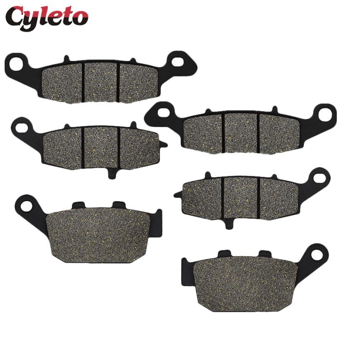 Cyleto Motorcycle Front or Rear Brake Pads for Suzuki SFV650 Gladius SFV 650 2009-2015 SV650 SV 650