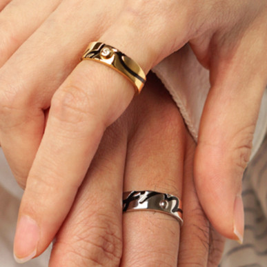 [Open on Museum] - Our.Us.Ring : Couple Ring  แหวนคู่เงินแท้ ชาย หญิง
