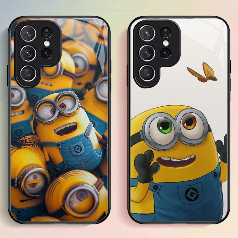 G-44 Minion HD Glass Casing สําหรับ Samsung S24 S25 S21 Plus Ultra FE Case