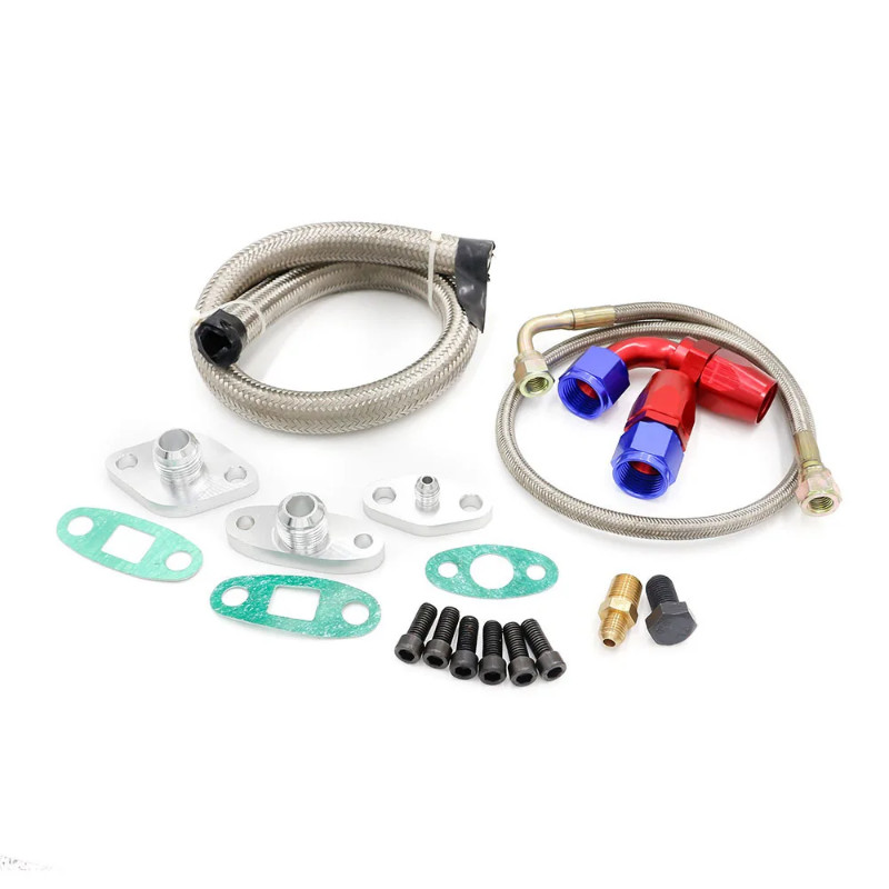Turbocharger Oil Drain/Feed Line Kit for Toyota Supra 1JZGTE 2JZGTE
