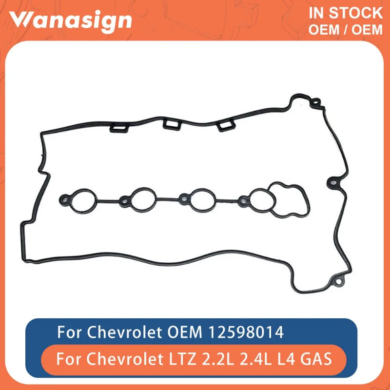 Engine Valve Cover Gasket Set Fit 2.2 2.4 L For Chevrolet Malibu HHR Cobalt LS LT LTZ 2.2L 2.4L L4