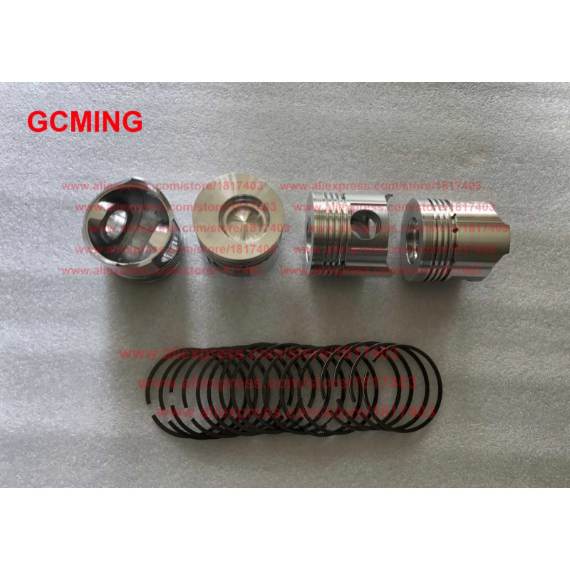 Yangdong YD480D Piston + piston ring, Yangdong YD engine parts, Yangdong YD480D / YD380 engines (di