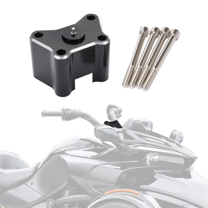 Aluminum 2" Handlebar Riser for Can AM Spyder All F3/F3S/F3T/F3 Limited and 2020+ RT with Stock Bar