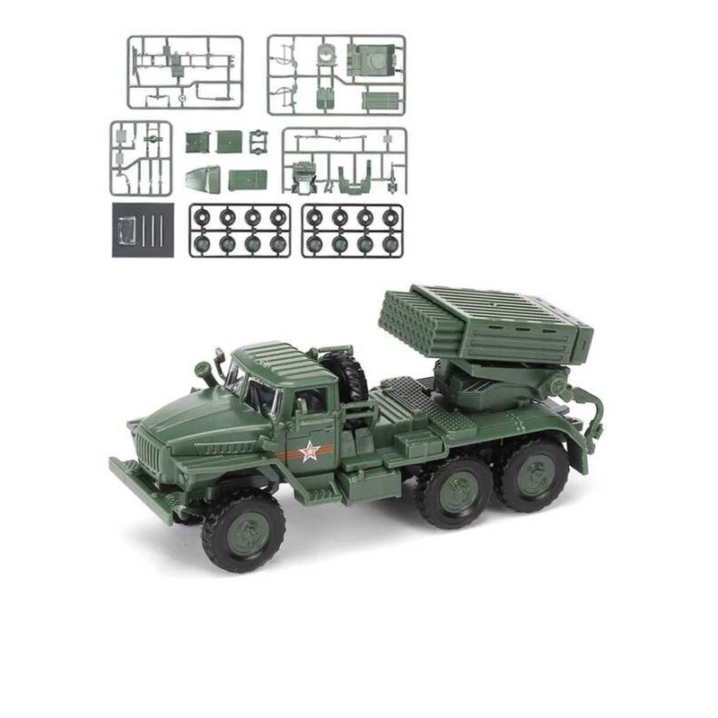 C Viikondo Toy Tank Model Kit 1/72 Scale Russia Bm-21 Multi Barrel Rocket Launcher Military Vehicle