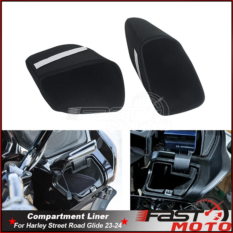 Compartment Liners For Harley Touring CVO Road Glide FLTRX ST FLTRXSTSE 2024 FLTRXSE 2023 Motorcycl