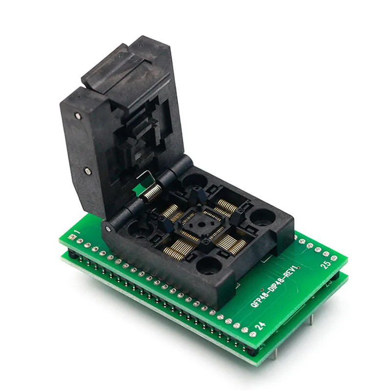 QFP TQFP LQFP48 To DIP48 Socket Programmer Burning Socket Test Socket Direct Programming Socket