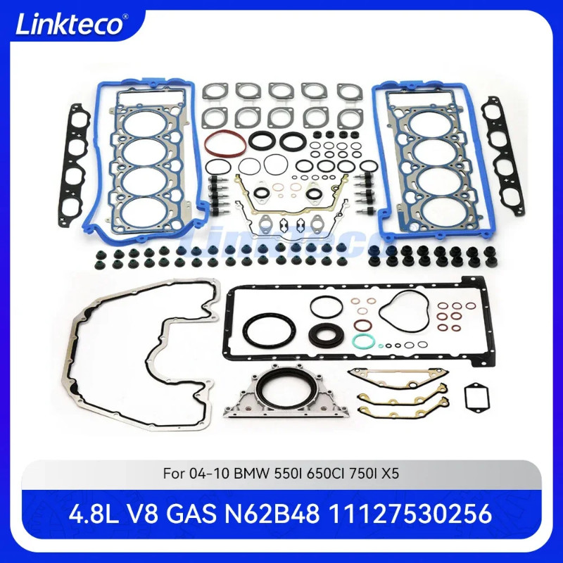 Engine Cylinder Head Full gasket set For 04-10 4.8 T L BMW N62 B48 E60 E61 E63 E64 E66 E70 550I 650