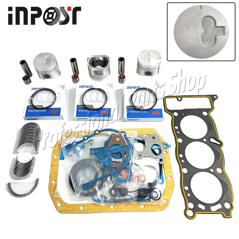 3KC1 Overhaul Rebuild Kit for ISUZU 3KC1 Engine Hitachi EX12 EX15 EX20 Sumitomo S85UX S100F2