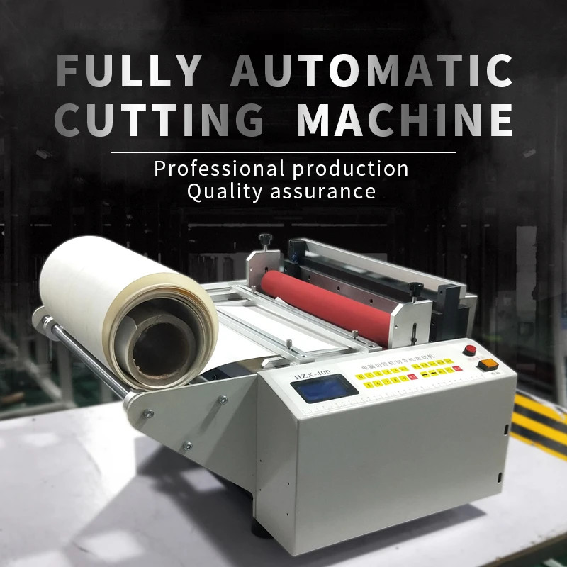 Automatic Cloth Tape Cutting Machine LCD Screen For Non-woven Fabric Bubble Film Copper Foil Kraft