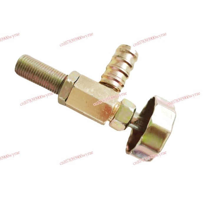 Gas oven with intake valve, liquefied gas stove nozzle, burner, barbecue switch valve