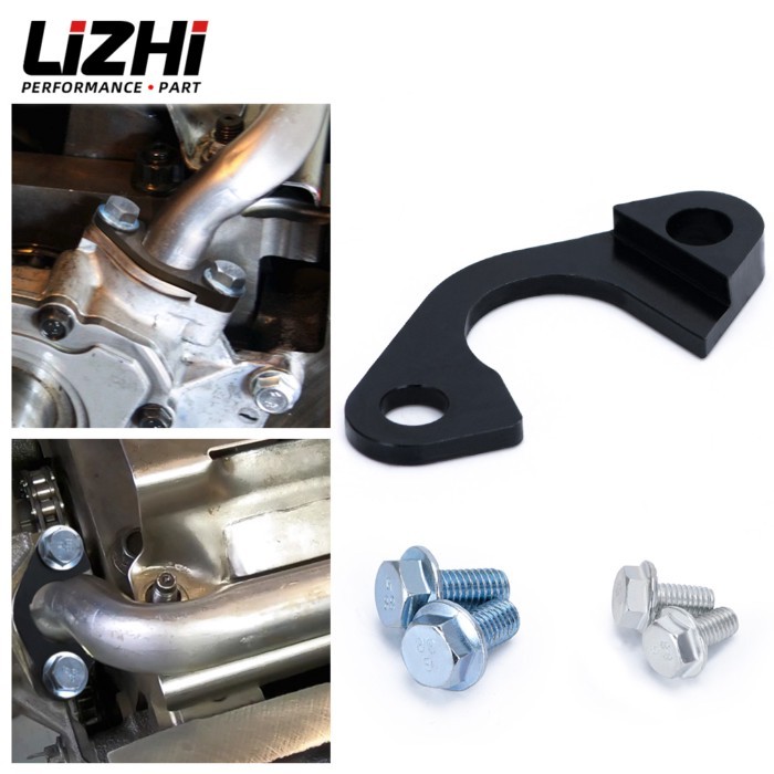 Oil Pump Pickup Girdle Tube Endform Hold Down Brace Retainer Updated 2 Bolt for 97-14 LS Engine LS1