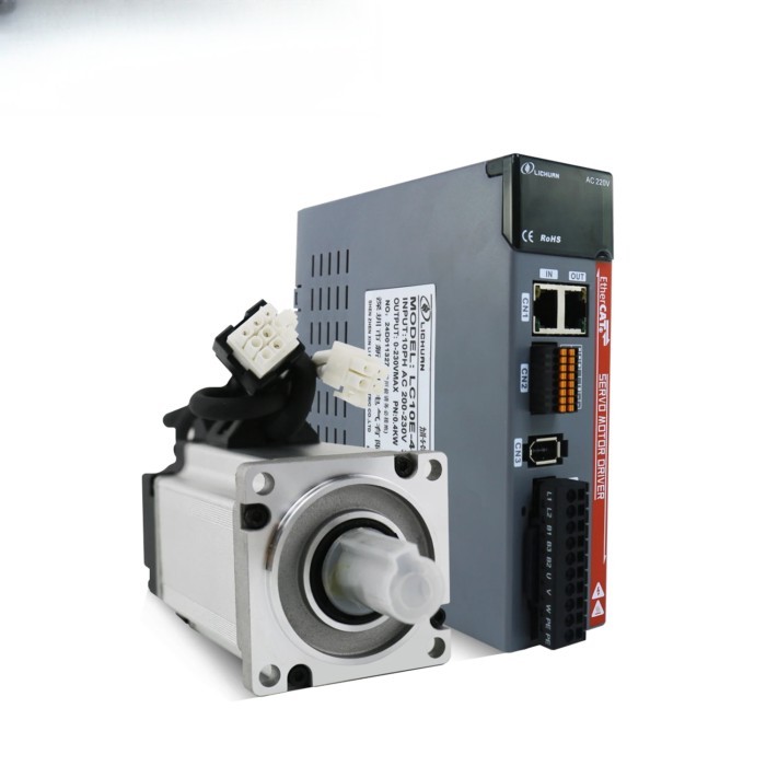 Hot Selling Ethercat 100W200W400W600W 0.32/0.637/1.27/1.91N.m Servo Motor Driver 3000RPM 1.1/1.6/2.