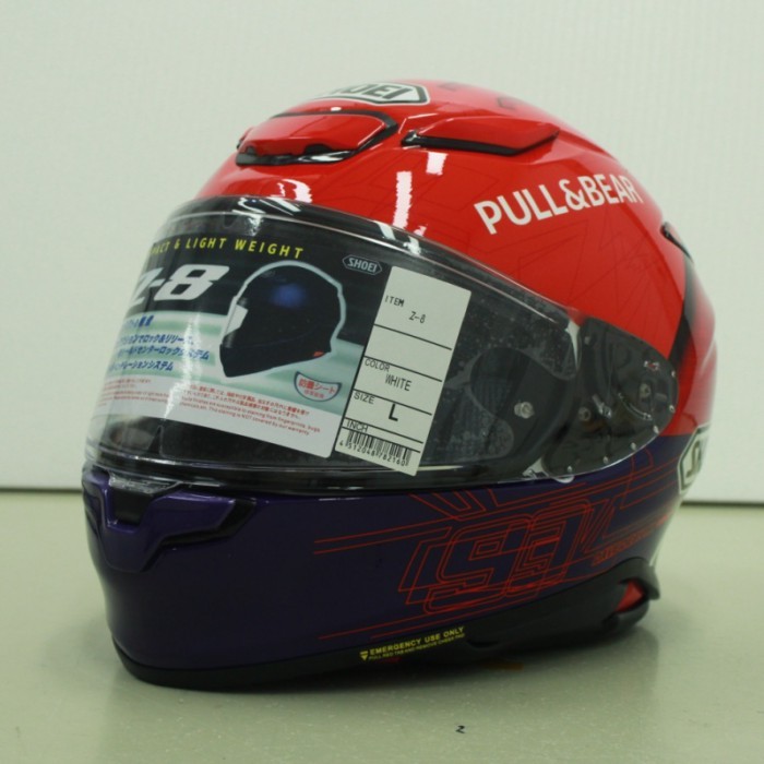 SHOEI Z8 RF-1400 NXR 2 MARQUEZ6-TC-1 Lightweight Full Face Motorcycle Helmet, For Road And Cruise M