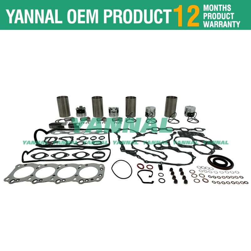 4FB1 Overhaul Rebuild kit For Isuzu Iseki TA340F Tractor Engine Repair Parts