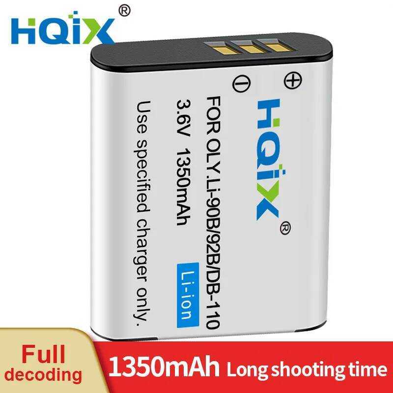 C HQIX For Ricoh Grⅲ G00 Wg-6 Gr3 Grⅲ X Gr3x Camera Db-110 Charger Battery