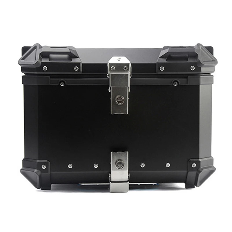Motorcycle Top Case 100L 80L 65L 55L 45L Universal Moto Top Box Rear Luggage Trunk Storage Aluminum