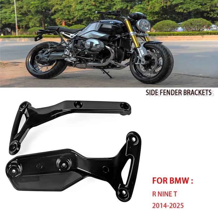 Soporte de guardabarros lateral para motocicleta, 2 uds., para BMW R NineT R9T R Nine T 2014-2025,