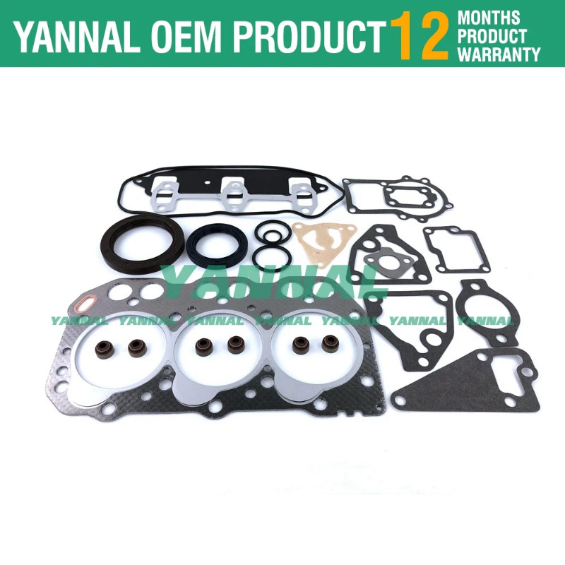 3TNA72UJ 3TNA72 Overhaul Gasket Kit Set For Yanmar Engine 3TNA72 TB015 excavator