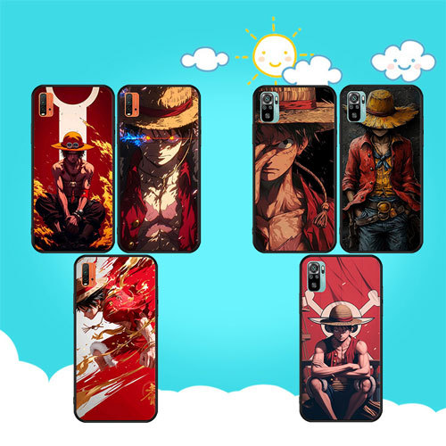 นุ่มสีดํา OPPO A74 F19 Pro Plus R9 F1 R9S A16 A16S A3X A40 A60 A80 A3pro ลิง D Luffy4 เคสโทรศัพท์