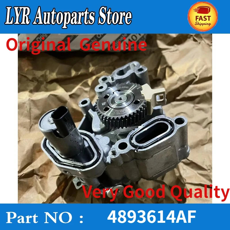 Engine Oil Pump For 2018-2024 Jeep Wrangler JL for Jeep Cherokee for Jeep Grand Cherokee 4893614AF