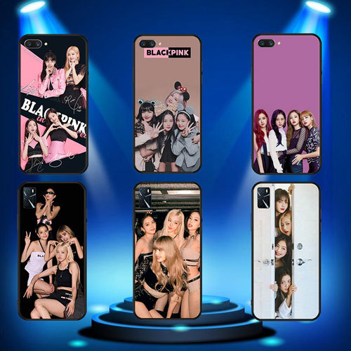 สีดํานุ่ม Samsung Galaxy S7 S7 Edge S8 S8 Plus S9 S9 Plus S10 S10E S25 S25 Ultra BLACKPINK เคสโทรศัพ