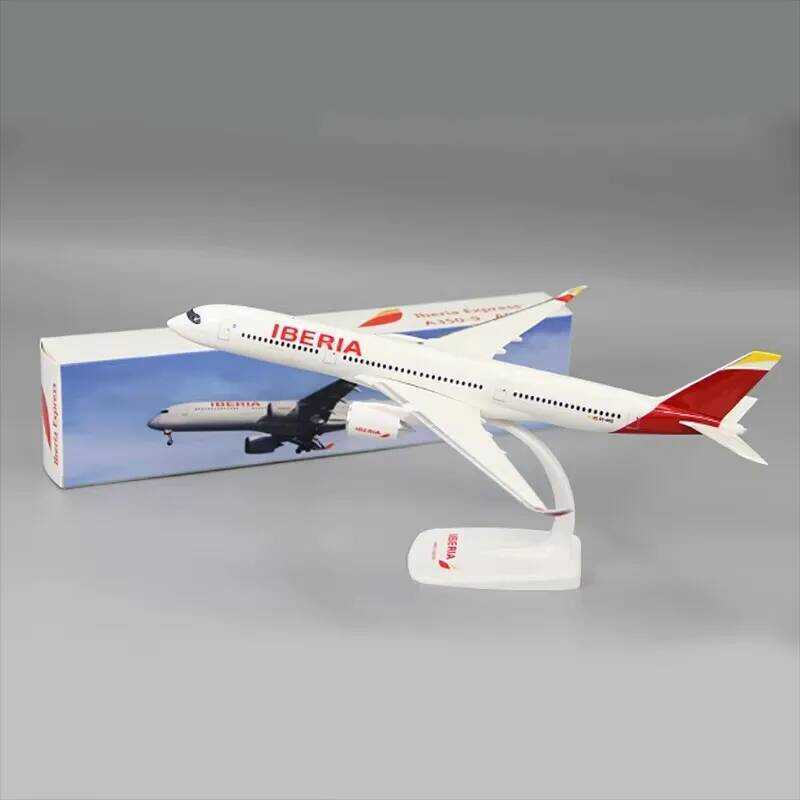 C 1/200 Scale A350-00 Iberia Aire Assembled Aircraft Model ABS Plastic Aircraft Model For Collectio