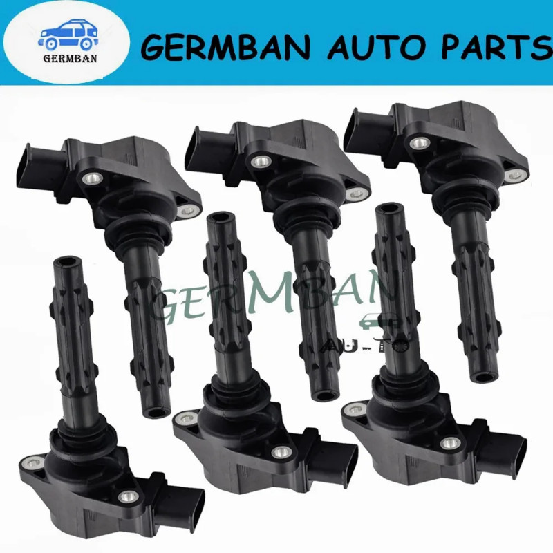 0001501980, 0001502680 6 pcs Ignition Coils UF535 For Mercedes-Benz G550 C300 SL550 E350 S450 SLK30